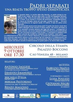 Milano - Circolo della Stampa - Padri Separati una realtà troppo spesso dimenticata